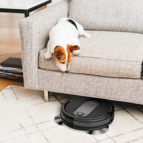 Shark - IQ Robot Self-Empty XL RV1001AE, Wi-Fi Connected, Robot Vacuum with Self-Cleaning Brushroll - Black - Image 11