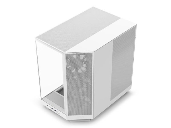 NZXT H6 FLOW Compact Dual-Chamber Mid-Tower Airflow Case, White, CC-H61FW-01 - Image 7