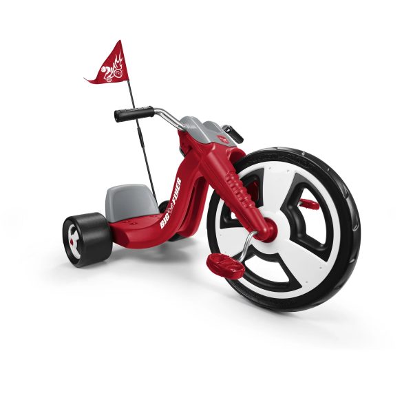 Radio Flyer Big Flyer Sport， Chopper Tricycle， 16" Front Wheel， Red