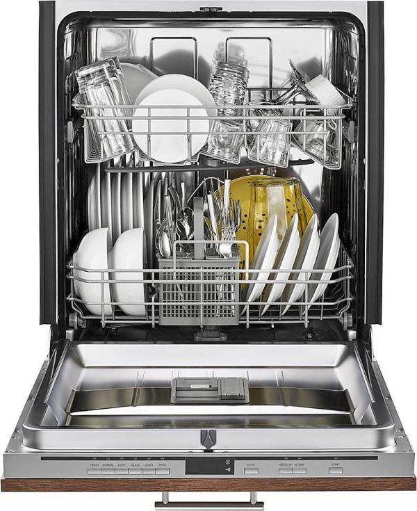 Whirlpool - 24" Front Control Built-In Dishwasher with Stainless Steel Tub - Custom Panel Ready - Image 2