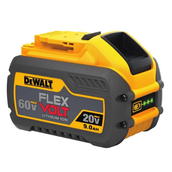 FLEXVOLT 60V MAX Cordless Brushless 7-1/4 in. Circular Saw with Brake with (1) FLEXVOLT 9.0Ah Battery DCS578X1 - Image 8