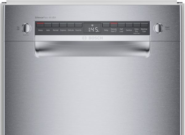 Bosch - 800 Series 18" Front Control Smart Built-In Stainless Steel Tub Dishwasher with 3rd Rack, 44 dBA - Stainless steel - Image 8