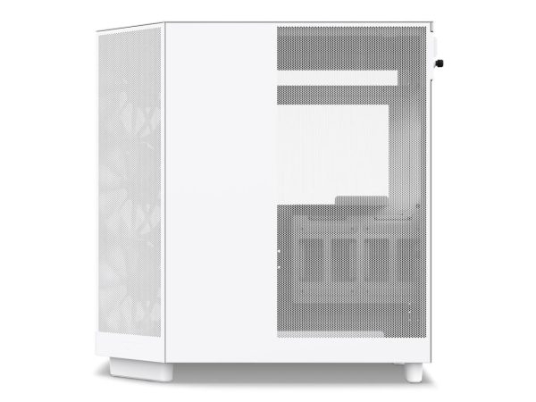 NZXT H6 FLOW Compact Dual-Chamber Mid-Tower Airflow Case, White, CC-H61FW-01 - Image 11