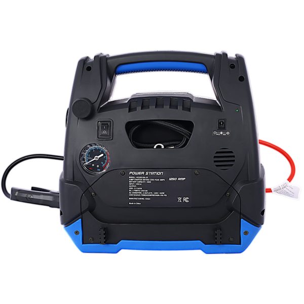 Rechargeable Jump Starter for Gas Diesel Vehicles, 1800 Amps with Air Compressor and AC, 12V DC - Image 11