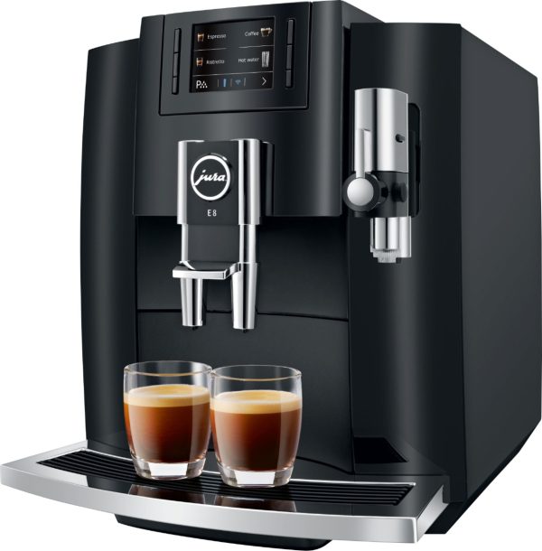 Jura - E8 12-Cup Automatic Coffee Machine - Piano Black - Image 2