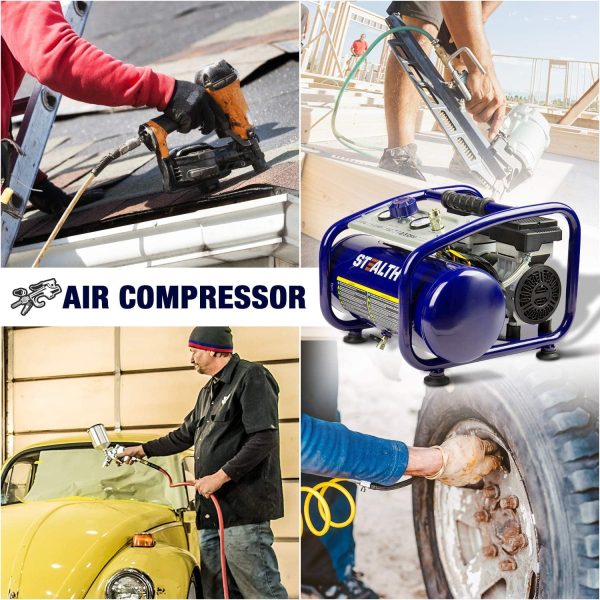 Stealth 3 Gal. 150 PSI 2 Portable Electric Air Compressor - Image 5