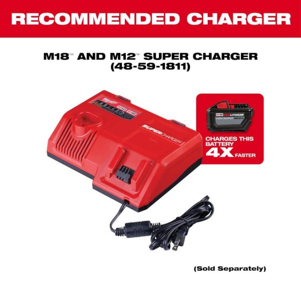 MW M18 18-Volt Lithium-Ion High Output 12.0Ah Battery Pack 48-11-1812 - Image 5