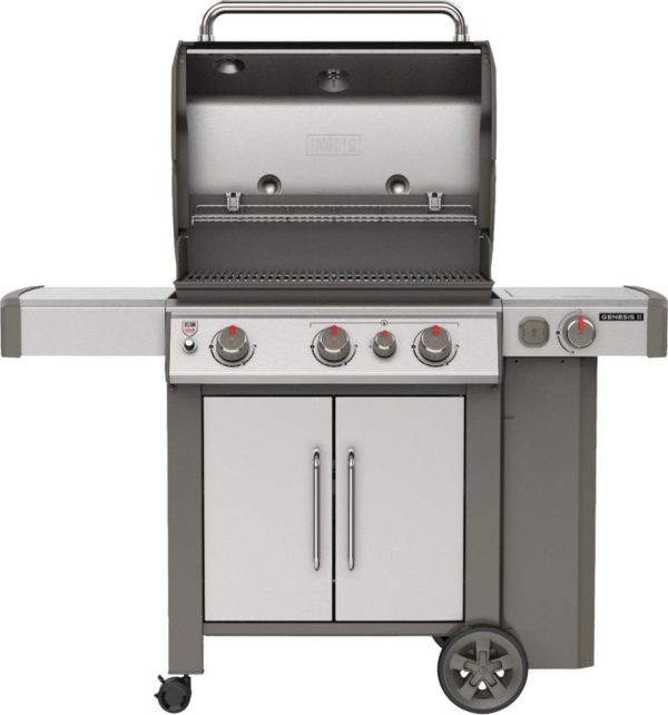 Weber - Genesis II S-335 3-Burner Propane Gas Grill - Stainless Steel - Image 2