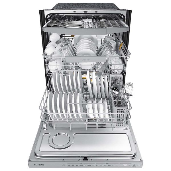 Samsung - Smart 44dBA Dishwasher with StormWash+ - Stainless steel - Image 5