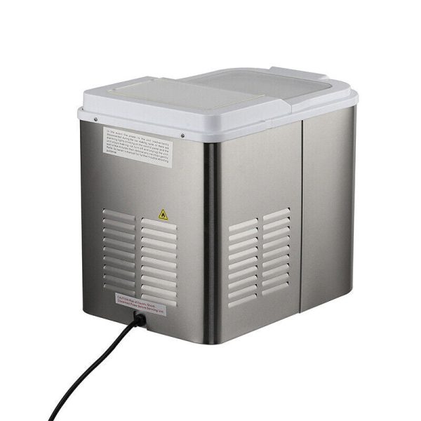 CJC Countertop Ice Maker Portable Ice Machine with Carry Handle Basket and Scoop for Home Kitchen Party 110V - Image 9