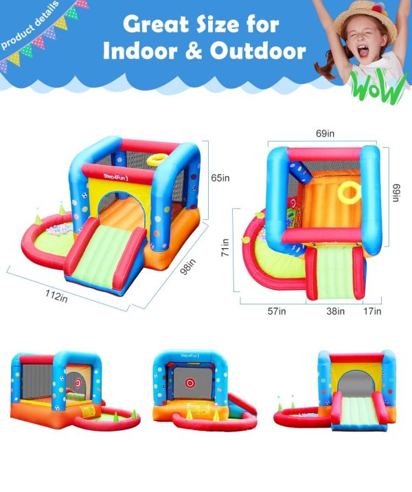 Step4Fun Inflatable Toddlers Backyard Playhouse - Image 5