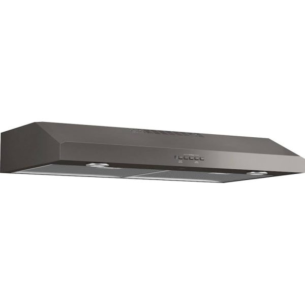 GE - 30" Convertible Range Hood - Black stainless steel - Image 5