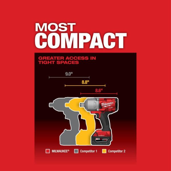 MW M18 FUEL with ONE-KEY High Torque Impact Wrench 3/4 in. Friction Ring 2864-20 from MW - Image 4