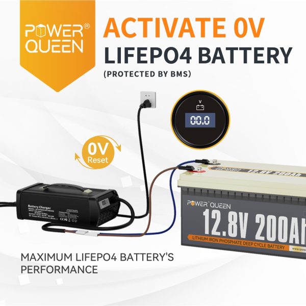 Power Queen 14.6V 40A Lithium Battery Charger Fast Charging Automotive Maintainer - Image 5