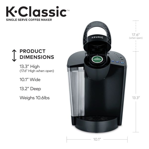 Keurig K-Classic Single Serve K-Cup Pod Coffee Maker， Black - Image 6