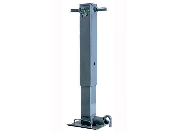 BULLDOG 182400 HD Square Trailer Jack, 12,000 lbs. Support Capacity, Sidewind, 12-1/2 Inch Travel, No Handle