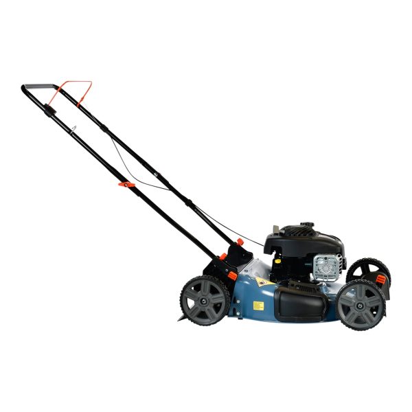 SENIX 21-Inch Push Lawn Mower, 125 cc 4-Cycle Gas Powered, Mulch & Side Discharge, Dual Lever Height Adjustment, LSPG-M3 - Image 8