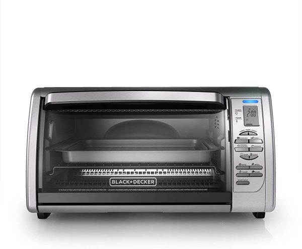 BLACK+DECKER 02648008504 Countertop Convection Toaster Oven， Silver， CTO6335S - Image 7