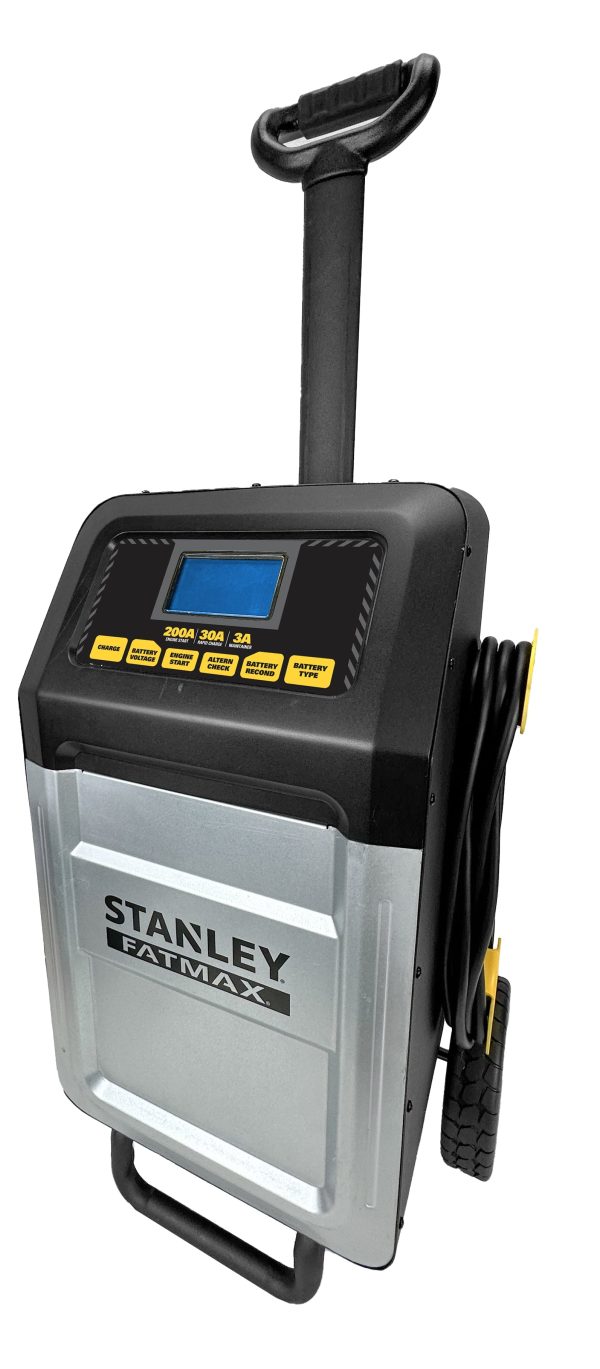 Stanley FatMax 200 Amp Rolling Battery Charger, New - Image 3