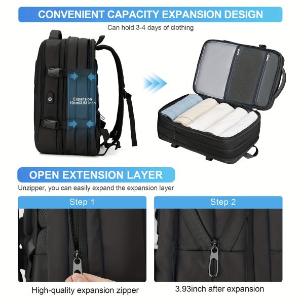 15.6" Large Capacity Business Travel Backpack - Image 7