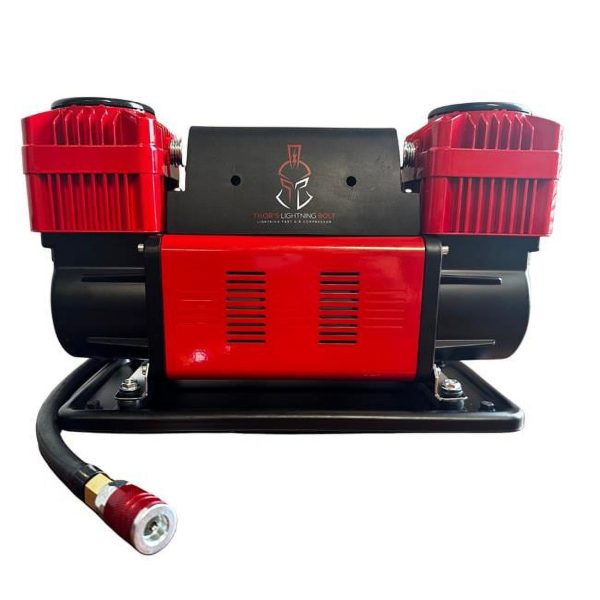 Thor's Lightning Bolt Portable 12v True Dual Air Compressor 10.6 CFM