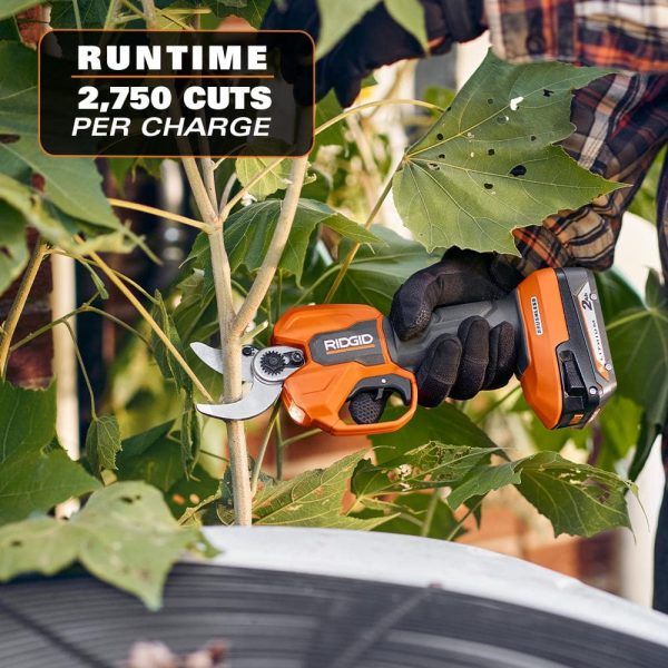 18V Brushless Cordless Battery Pruner with 2.0 Ah Battery and Charger R01301K - Image 4