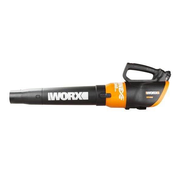 WORX WG546 TURBINE 20V PowerShare 2-Speed Cordless Battery-Powered Leaf Blower - Image 2