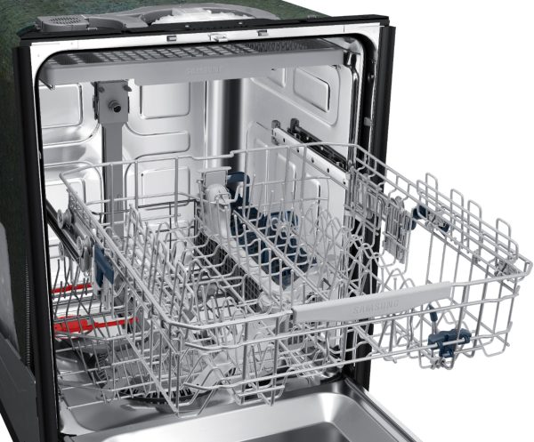 Samsung - StormWash 24" Top Control Built-In Dishwasher with AutoRelease Dry, 3rd Rack, 48 dBA - Tuscan stainless steel - Image 17