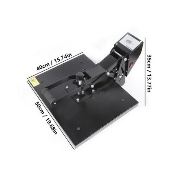 16x20" Clamshell Heat Press Machine T-shirt DIY Sublimation Digital Transfer - Image 2