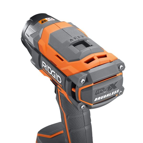 Ridgid 18-Volt GEN5X Cordless Brushless 1/2 in. Impact Wrench (Tool-Only) with Belt Clip (New Open Box) - Image 3