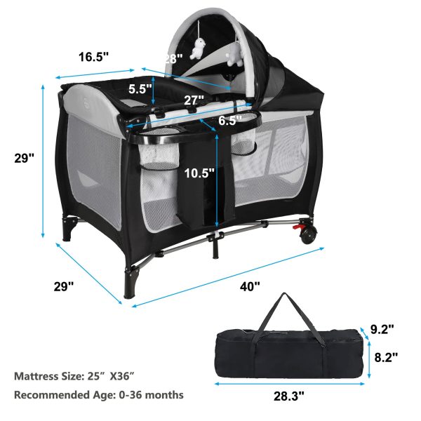 Kinder King Portable Bassinet Adjustable - Image 8