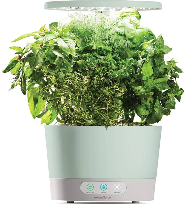 AeroGarden Harvest 360 â Indoor Garden with LED Grow Light, Round, Compact Design, White - Image 4