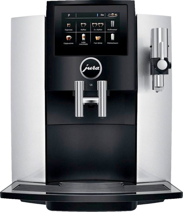 Jura - S8 Espresso Machine with 15 bars of pressure and Milk Frother - Moonlight Silver - Image 15