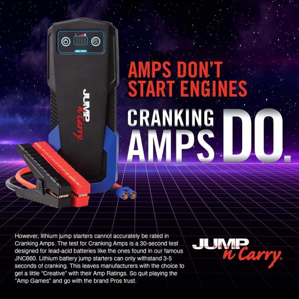 Jump-N-Carry 12 Volt Lithium Jump Starter, 450 Start Assist Amp - Image 3