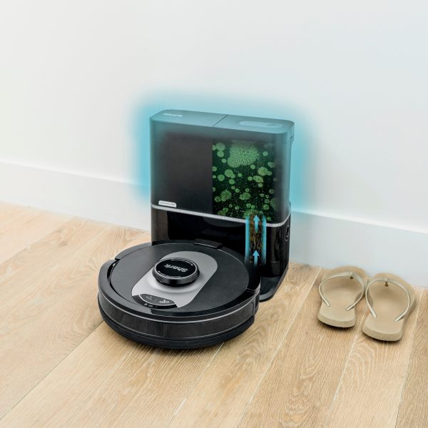 Shark - AI Ultra Robot Vacuum RV2502AE with XL HEPA Self-Empty Base, LIDAR Navigation, Wi-Fi Connected - Black - Image 2