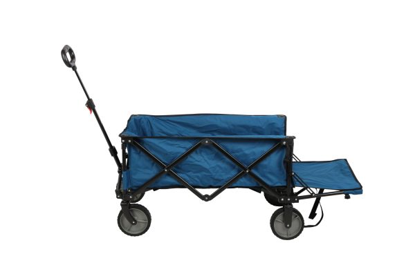 Ozark Trail Quad Folding Camp Wagon with Tailgate， Blue - Image 6