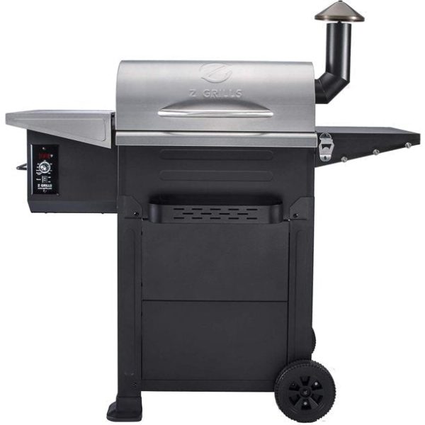 Z GRILLS ZPG-6002E 573inch Wood Pellet Grill and Smoker 6-in-1 BBQ Stainless Steel - Image 5