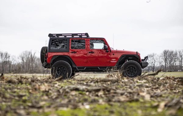 Rough Country Steel Roof Rack System for 2007-2018 Jeep Wrangler JK - 10605 - Image 7