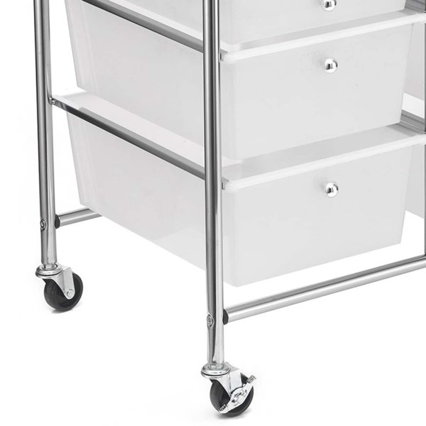 Simply Tidy Clear 12 Drawer Rolling Cart - Image 2