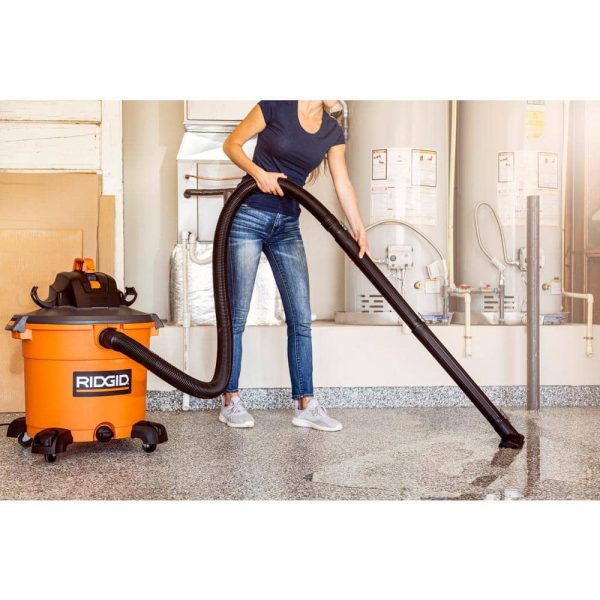 16 Gallon 5.0 Peak HP NXT Wet/Dry Shop Vacuum with Filter, Locking Hose and Accessories HD1640 - Image 11