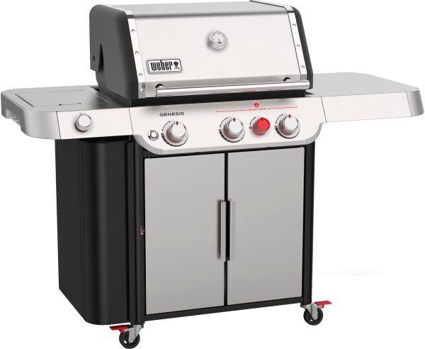 Weber - Genesis S-335 Propane Gas Grill - Stainless Steel