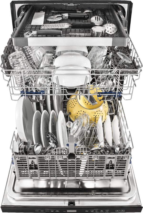 Whirlpool - 24" Built-In Dishwasher - Stainless steel - Image 7