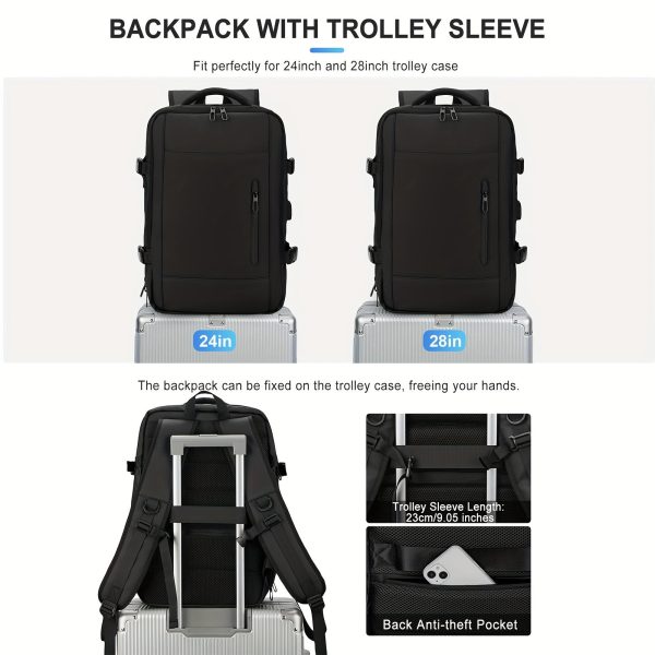 15.6" Large Capacity Business Travel Backpack - Image 5