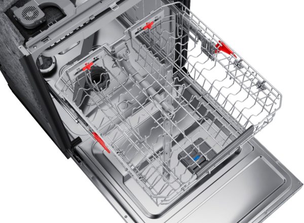 Samsung - StormWash 24" Top Control Built-In Dishwasher with AutoRelease Dry, 3rd Rack, 42 dBA - Stainless steel - Image 9