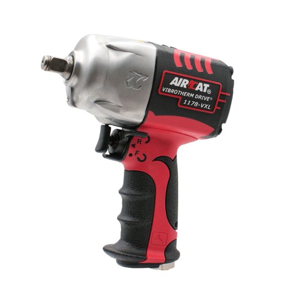 AIRCAT Pneumatic Tools 1178-VXL: 1/2-Inch Vibrotherm Drive Impact Wrench 1,300 ft-lbs - Standard Anvil