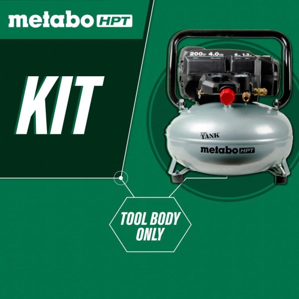 Metabo Hpt The Tank 6 Gallon 200 Psi Job Site Compressor - Image 5