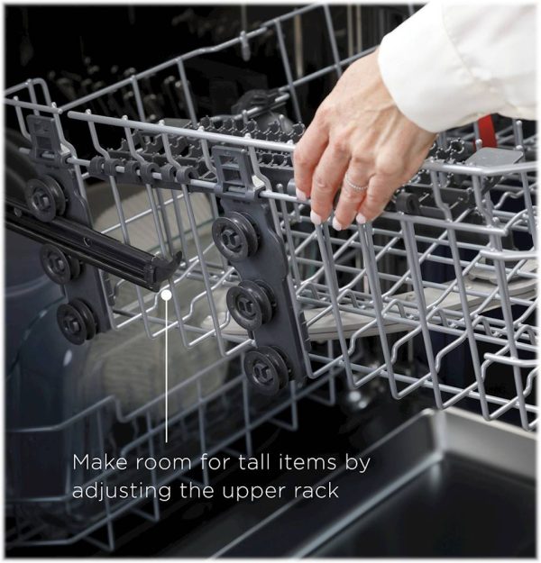 GE-Top Control Built-In Dishwasher with Stainless Steel Tub, Dry Boost, 48dBA - Stainless steel - Image 8