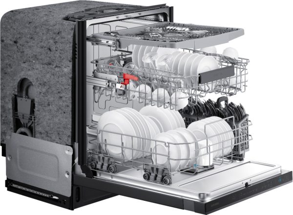 Samsung - StormWash 24" Top Control Built-In Dishwasher with AutoRelease Dry, 3rd Rack, 42 dBA - Black stainless steel - Image 17