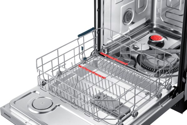 Samsung - StormWash 24" Top Control Built-In Dishwasher with AutoRelease Dry, 3rd Rack, 48 dBA - Stainless steel - Image 19