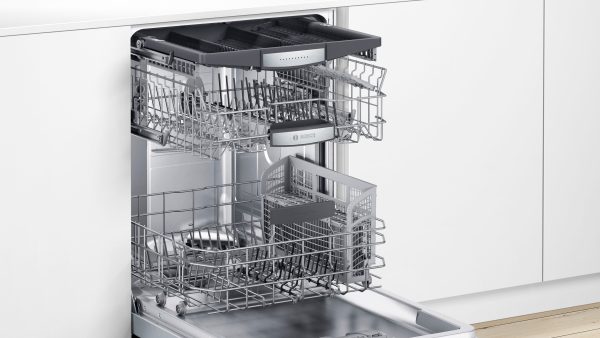 Bosch - 800 Series 24" Top Control Built-In Dishwasher with CrystalDry, Stainless Steel Tub, 3rd Rack, 42 dBa - Stainless steel - Image 3